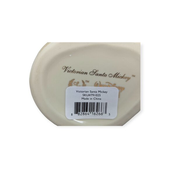 Lenox/Disney Victorian Santa Mickey Mouse Porcelain Figure Original Box 6" Tall - Picture 10 of 16